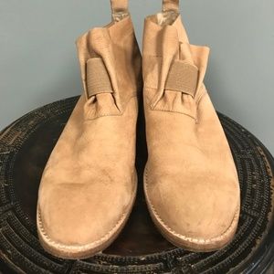 Suede Leather Eileen Fisher 8.5 Boots Wheat Color